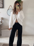 Pull maille blanc