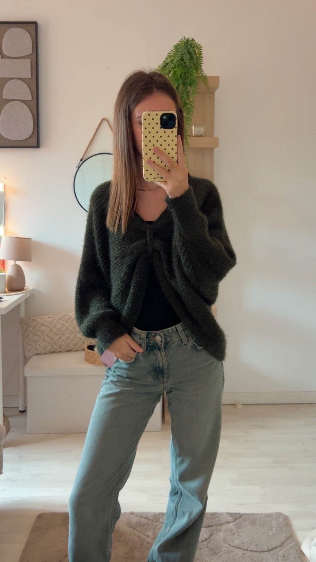 Pull maille Kaki 🌲
