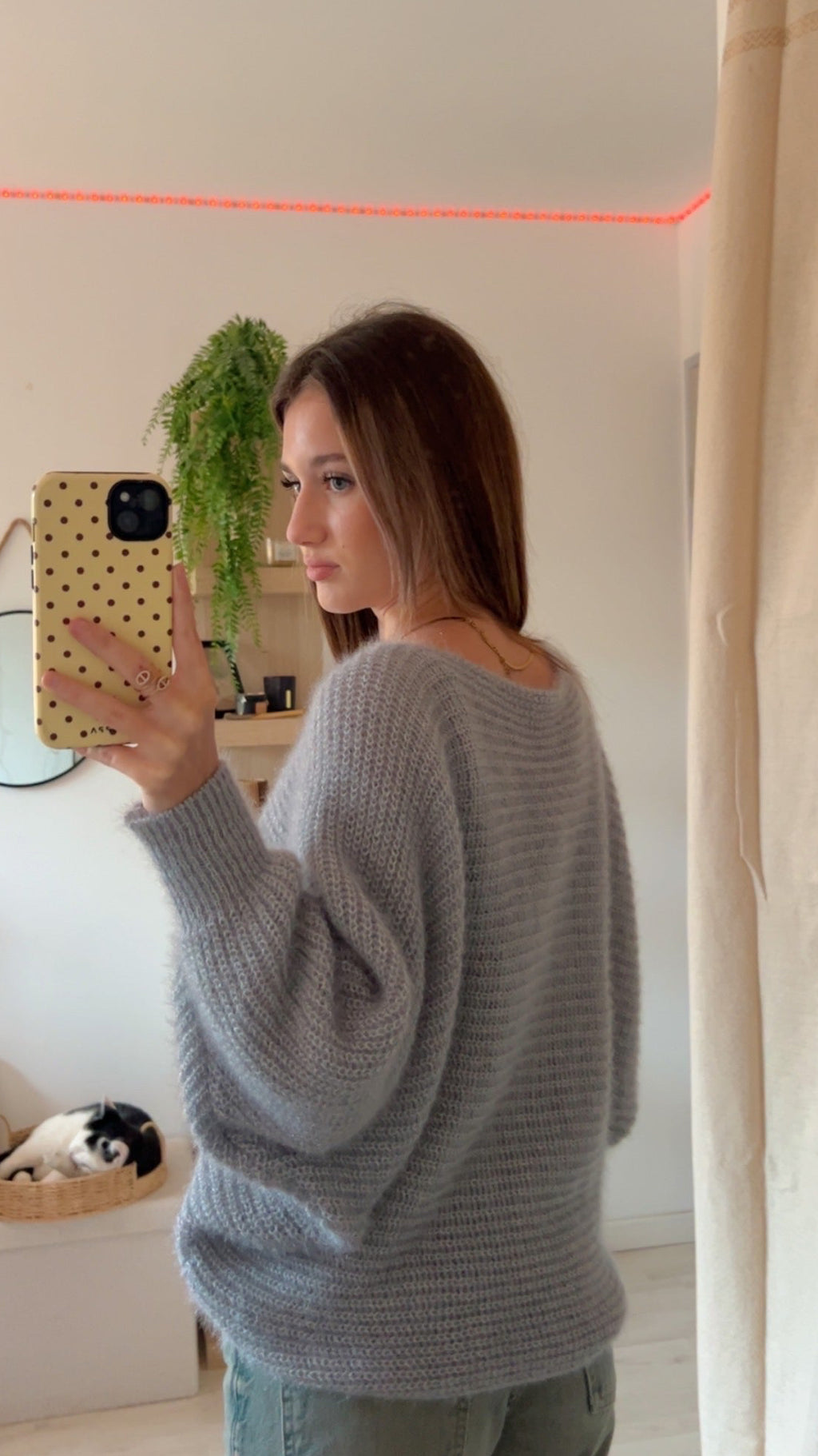 Pull maille Gris Souris 🩶